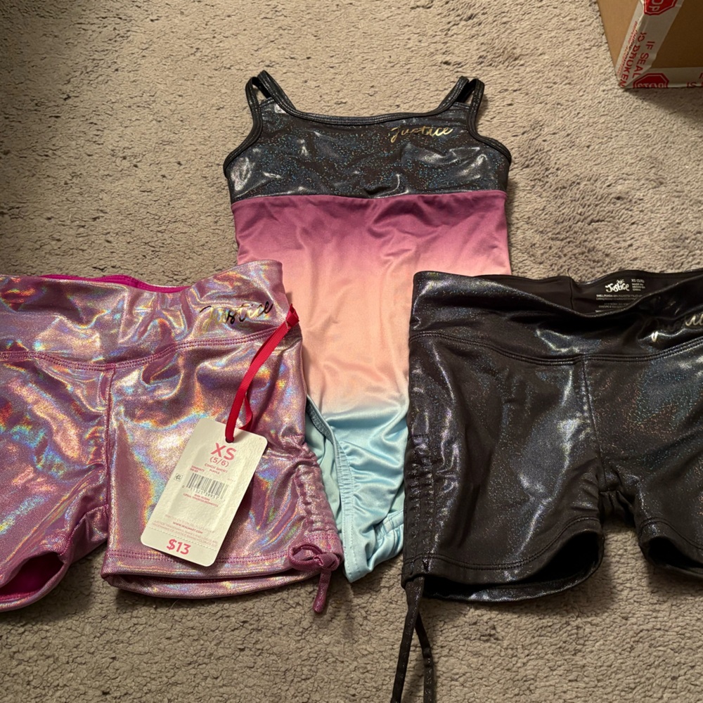 Justice Gymnastics Outfit Bundle